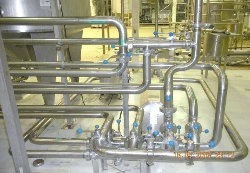Panel de tuberías y distribución industrial